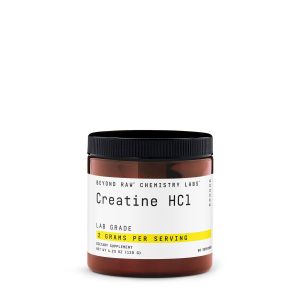 Beyond Raw Chemistry Labs Creatine HCl Powder | Improves Muscle Performance | 60 Servings