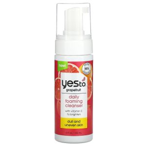 Daily Foaming Cleanser, Grapefruit, 5 fl oz (150 ml), Yes To"