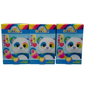 3 boxes Adorable Build-A-Bear BAB Workshop Adhesive Bandages Band-Aids 14 ct