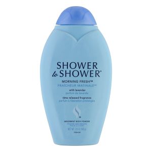 Shower to Shower Absorbent Body Powder, Morning Fresh, Moisture Control for Women and Men, 13 oz"