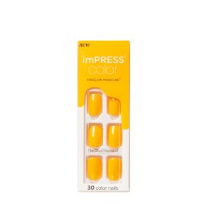 KISS imPRESS Color Press-On Nails, 'Cheerful Heart', 30 Count"