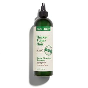 Thicker Fuller Hair Gentle Cleansing Shampoo for All Hair Types, with Green Coffee, 12 oz"