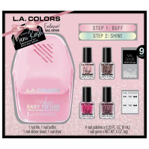 LA Colors, Mani Rush Gift Set 9 pcs"