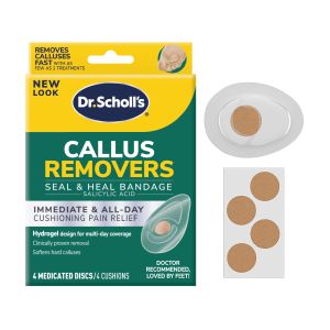 Dr. Scholl's Callus Remover Seal & Heal Bandage with Hydrogel Technology, 4 Ct"