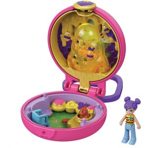 Polly Pocket Tiny Compact Doll Playset, 5 Pieces"