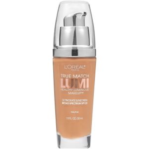 L'Oreal Paris True Match Lumi Liquid Foundation Makeup, N7-8 Classic Tan and Cappuccino, 1 fl oz"