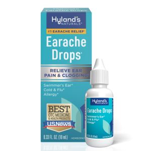 Hyland's Earache Drops, Natural Relief of Earaches & Clogging from Swimmer’s Ear, Colds, & Allergies"