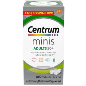 Centrum Adults 50+, Minis, 180 Tablets"