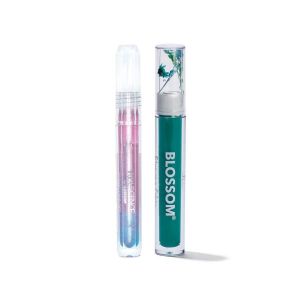 Blossom Beauty in Bloom Colored Volumizing Mascara Crystal  Iridescence Lip Gloss Aqua Set