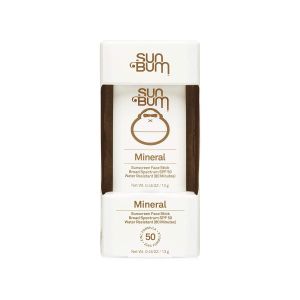 Sun Bum Sunscreen Mineral Face Stick SPF 50 Natural Protection, 0.45oz/13g"