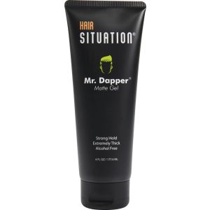 Mr. Dapper Matte Look - Strong Hold Hair Gel, Anti-Humidity Shield, Alcohol-Free, No Flake Formula 6 Oz"