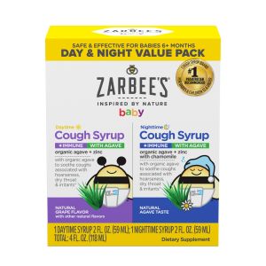 Zarbee's Baby Day/Night Cough Syrup + Immune Value Pack, 2 x 2 fl. oz"