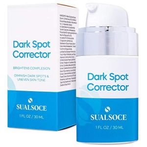 Sualsoce Dark Spot Corrector Serum, Dark Spot Remover with 4-Butylresorcinol, for Face and Body, Age Spots Sun Spots Corrector, All Skin Types 1 fl oz"