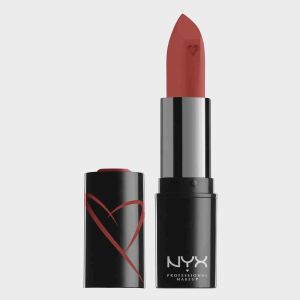 NYX Professional Makeup Shout Loud Hydrating Satin Lipstick with Mango & Shea Butter, Hot In Here"