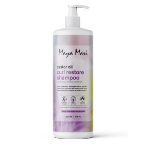 Maya Mari Castor Oil Curl Restore Shampoo - Sulfate Free Damage Repair  Moisture Seal for Dry Coarse Hair, 32 fl oz by Los Angeles Brands"