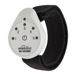 Reliefband ® 50 Hours Nausea Relief Device FDA Cleared Black/White