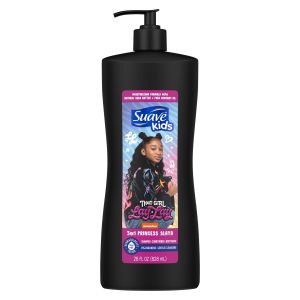 Suave Kids Princess Slaya 3-in-1 Shampoo Conditioner & Body Wash, Shea Butter & Coconut Oil, 28 oz"