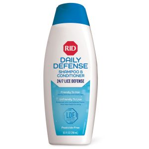 RID Defense Lice Shampoo & Conditioner, Used Daily Provides 24/7 Defense Against Head Lice, 100% Effective, 10.1 Ounce"