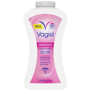 Vagisil Daily Intimate Deodorant Powder, with Odor Block Protection, Talc-Free, 8 oz"