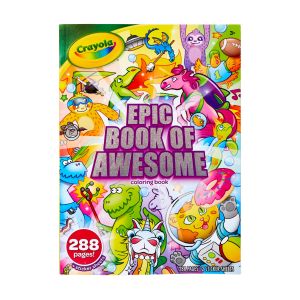 Crayola Epic Book of Awesome Coloring Book, 288 Pages, Gift for Kids"