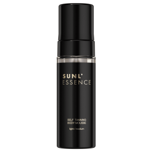 Self Tanning Mousse - NO Fake Tan Smell Self Tanner for Streak and Stain Free Results - Sunl'Essence Light/Medium