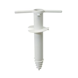 Rio Beach The Sand Anchor For Beach Umbrellas, White, One Size Fits All"