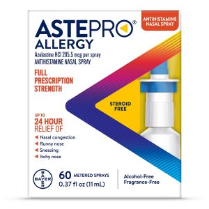 Astepro Allergy, Steroid Free Antihistamine Nasal Spray, 60 Metered Sprays"