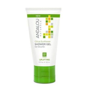 Andalou Naturals Uplifting Shower Gel, Citrus Sunflower, 1.7 Oz"