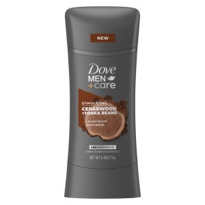 Dove Men+Care Long Lasting Antiperspirant Deodorant Stick for Men Cedarwood & Tonka, 2.6 oz"