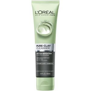 L'Oreal Paris Pure Clay Cleanser Detox Brighten, 4.4 fl oz"