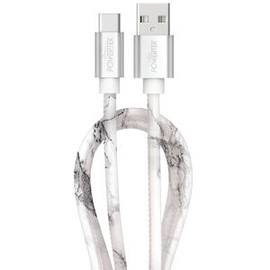 Marble USB-A to USB-C - White/Black