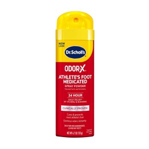 Dr. Scholl's Athlete's Foot Medicated Spray Powder, (4.7oz) 24-Hour Daily Relief of Itch & Burn"