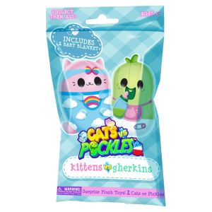 Kittens vs Gherkins Mystery Bag Contains a Pair of 3-inch Bean Filled Plushies!  Collect Them All!