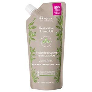 Renpure Plant based beauty restorative hemp hair mask, 6.8 Ounce"