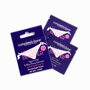 Completely Bare bikini bump BLASTER Ingrown Hair & Bikini Bump Eliminator 7 Individual Pads