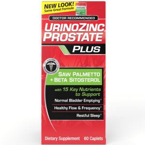 Urinozinc Prostate Health Complex Plus Beta Sitosterol Caplets, 60 Count"