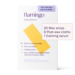 Flamingo Women's Face Wax Kit, 20ct."