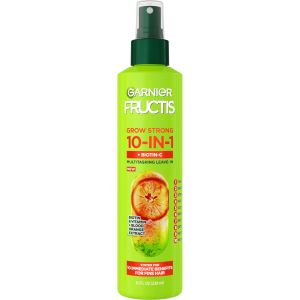 Garnier Fructis Grow Strong 10 in 1 Hairspray with Biotin, 8.1 fl oz"