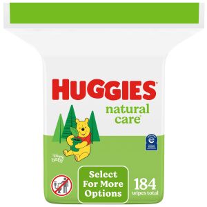 Huggies Natural Care Sensitive Baby Wipes, Unscented, 1 Refill, 184 Total Ct (Select for More Options)"