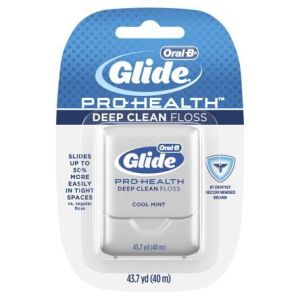 Oral-B Glide Pro-Health Deep Clean Cool Mint Dental Floss, 40m"