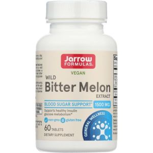 Jarrow Formulas Wild Bitter Melon Extract, Supports Blood Pressure and Blood Sugar Already in the Normal Range, 60 Tabs"