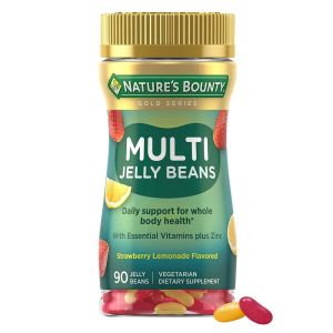 Nature’s Bounty Multivitamin Jelly Beans, Strawberry-Lemonade Flavor, 90 Ct"