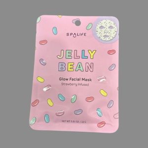 Spa Life Jelly Bean Glow Facial Mask Strawberry Infused Spalife