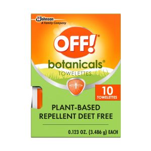 OFF! Botanicals Insect Repellent Towelettes, 1 Pack, 10 ct"