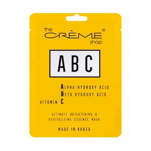 The Crème Shop - ABC Face Sheet Mask - 6 Pack