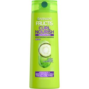 Garnier Fructis Curl Nourish Moisturizing Shampoo with Elasto Protein, All Hair Types, 12.5 fl oz"