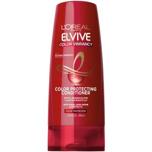 L'Oreal Paris Elvive Color Vibrancy Protection Conditioner Unseeded Elixir, 13.5 fl oz"