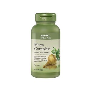 GNC Herbal Plus Maca Complex, 60 Capsules, Supports Sexual Wellness"