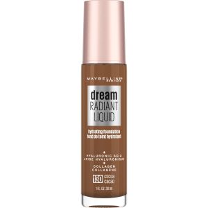 Maybelline Dream Radiant Liquid Foundation Makeup, 130 Cocoa, 1 fl oz"