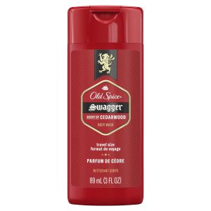 Old Spice Red Zone Swagger Body Wash, All Skin Types, Scent of Cedarwood, 3 fl oz"